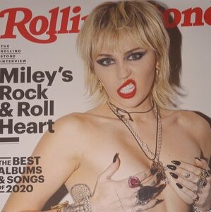 Miley Cyrus Rock & Roll Heart Rolling Stone Magazine
